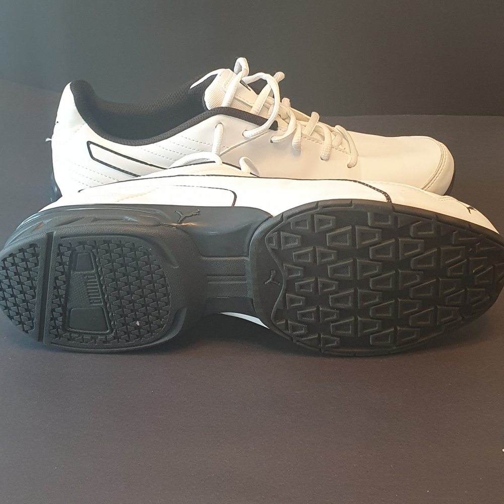 Puma Men White W/ Black Trim 11.5 - Picture 5 of 6